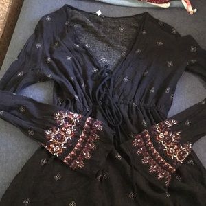 Tribal print romper